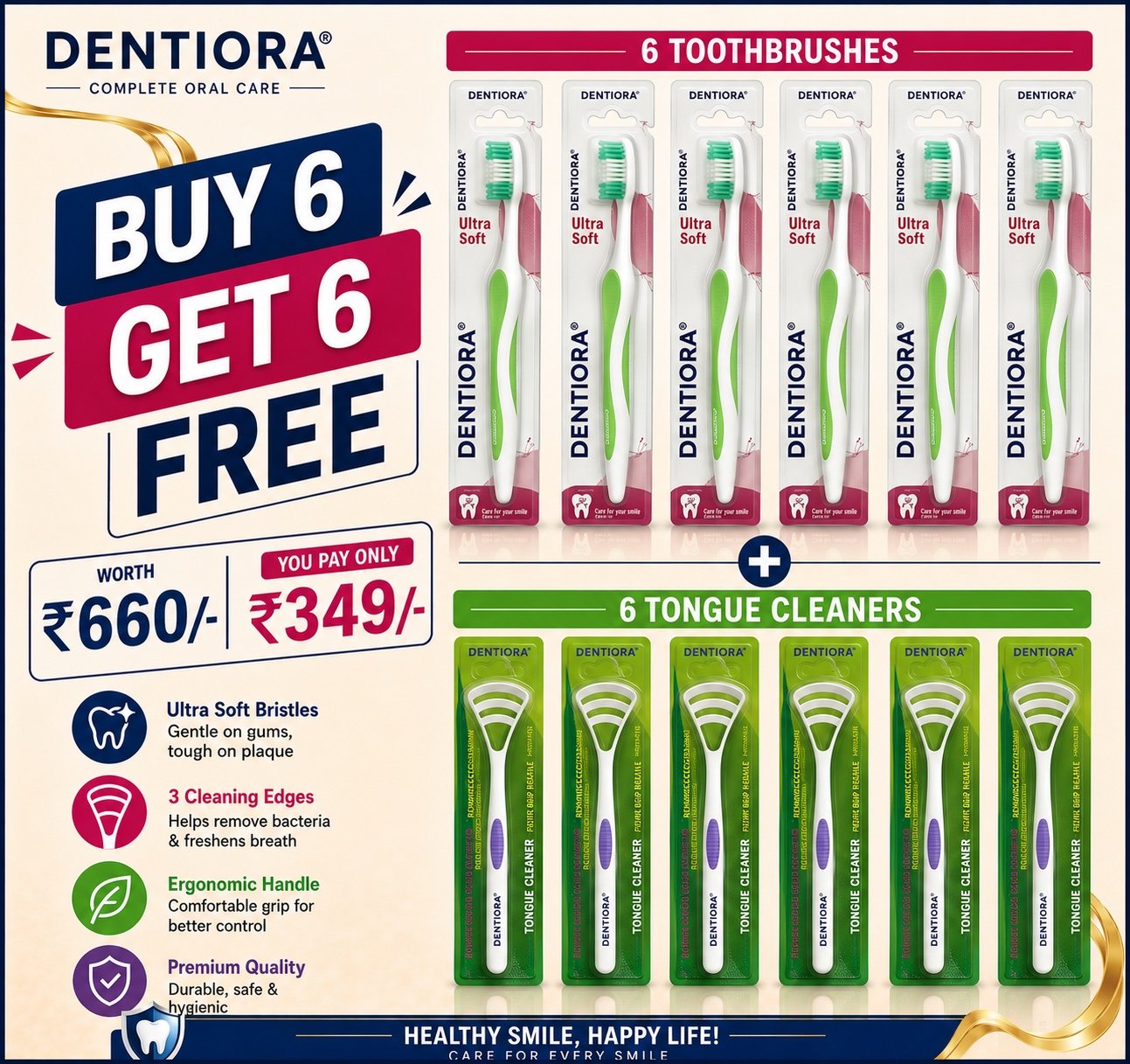 Combo offer featuring tongue cleaners